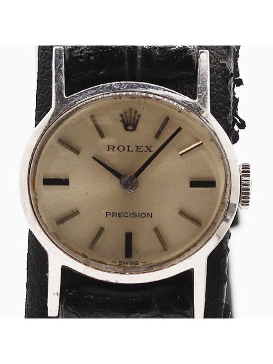 Rolex Accessories - Rolex Precision Manual Winding Silver Dial Watch Mtm